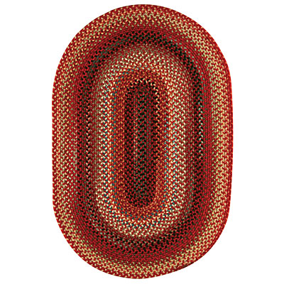 Capel Rugs Capel Rugs Americana 1 X 2 Oval Country Red Area Rugs