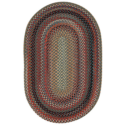 Capel Rugs Capel Rugs Americana 11 X 14 Oval Colony Blue Area Rugs