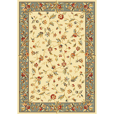 KAS Oriental Rugs. Inc. Kas Oriental Rugs. Inc. Alexandria 3 X 5 Alexandria Ivory / blue Allover Floral Vine Area Rugs