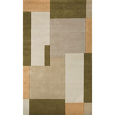 Foreign Accents Foreign Accents Festival Blocks 4 X 6 Green Area Rugs