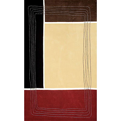 Foreign Accents Foreign Accents Festival Blocks 5 X 8 Beige Area Rugs