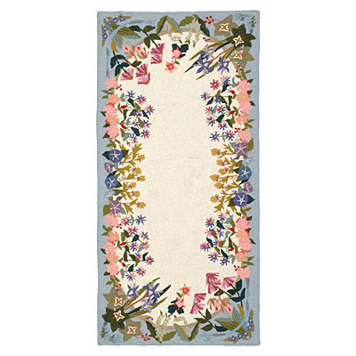 American Cottage Rugs American Cottage Rugs Floral Garden 2 X 5 Floral Garden Pastel Runner Area Rugs