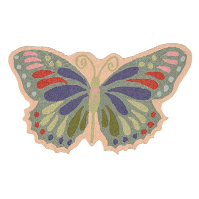 American Cottage Rugs American Cottage Rugs Children 1 X 2 Butterfly Area Rugs