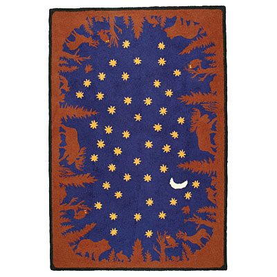 American Cottage Rugs American Cottage Rugs After Dark After Dark Sapphire Area Rugs