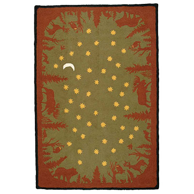 American Cottage Rugs American Cottage Rugs After Dark After Dark Fern Area Rugs