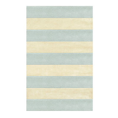Nejad Rugs Nejad Rugs Boardwalk Stripes 4 X 6 Light Blue / ivory Area Rugs