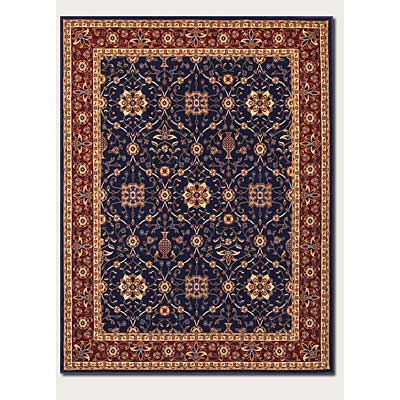 Couristan Couristan Anatolia 5 X 8 All Over Vase Navy Red Area Rugs