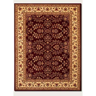 Couristan Couristan Anatolia 5 X 8 Antique Herati Red Cream Area Rugs