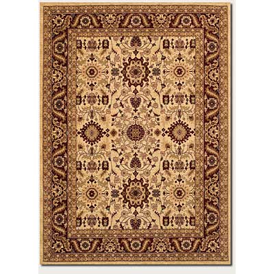 Couristan Couristan Anatolia 8 X 11 Antique Kashan Cream Red Area Rugs