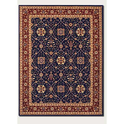 Couristan Couristan Anatolia 2 X 8 Runner All Over Vase Navy Red Area Rugs