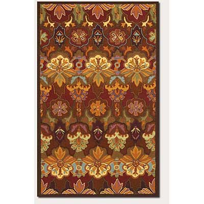 Couristan Couristan Applique 2 X 8 Runner Orange Blossom Area Rugs