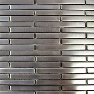 Diamond Tech Glass Diamond Tech Glass Metal Series Mosaic Edger / thin Brick Tile  &  Stone