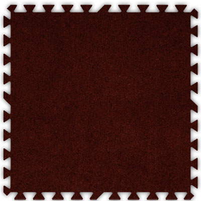 Alessco, Inc. Alessco, Inc. Soft Carpets Burgundy Inside Rubber
