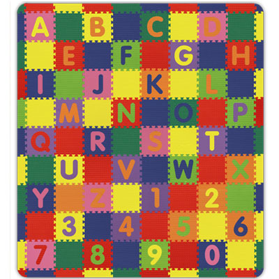 Alessco, Inc. Alessco, Inc. A-z  &  0-9 Soft And Safe 9 X 10 Tile Set A-z Play Area Tile Set Rubber