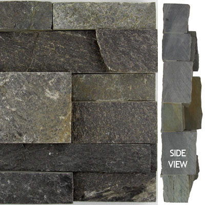Norstone Norstone Stack Stone Charcoal Tile  &  Stone