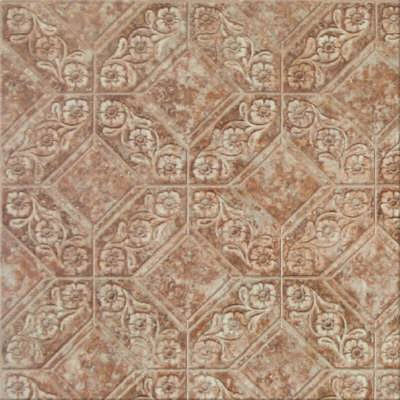 Congoleum Congoleum Bravada - Etched Floral Cocoa Vinyl Flooring