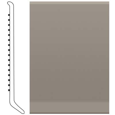 Roppe Roppe 700 Series Rubber Toe Base 4 Pewter Rubber