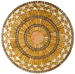 Caribe Stone Caribe Stone Medallions - Travertine Capella Tile  &  Stone