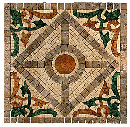 Caribe Stone Caribe Stone Medallions - Travertine Vincente Tile  &  Stone
