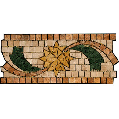 Caribe Stone Caribe Stone Decorative Borders - Travertine Dawn Tile  &  Stone