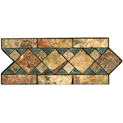 Caribe Stone Caribe Stone Decorative Borders - Travertine Michelle Tile  &  Stone