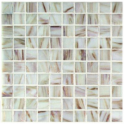 Casa Italia Casa Italia Bronze / gold Monocolor Mosaic Bianco Tile  &  Stone