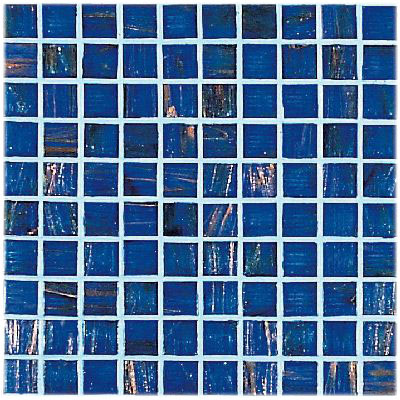 Casa Italia Casa Italia Bronze / gold Monocolor Mosaic Blue Mono Bronzo Tile  &  Stone