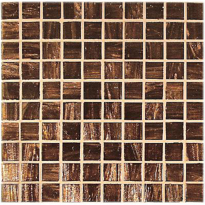 Casa Italia Casa Italia Bronze / gold Monocolor Mosaic Marrone Tile  &  Stone