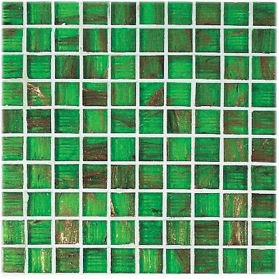 Casa Italia Casa Italia Bronze / gold Monocolor Mosaic Verde Tile  &  Stone