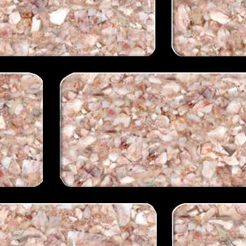Fritztile Fritztile Brick 1 / 4 Wt6200 Desert Rose Marble Tile  &  Stone