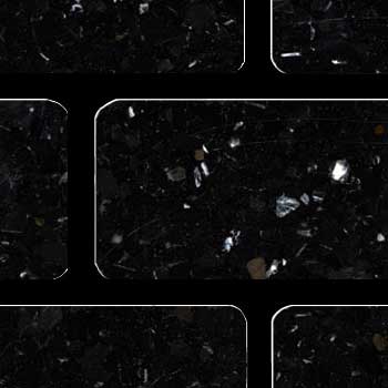 Fritztile Fritztile Brick 1 / 4 Wt6200 Raven Black Marble Tile  &  Stone