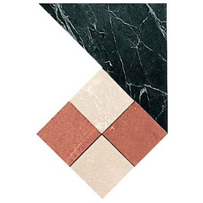 Alfagres Alfagres Tumbled Marble Trevi Series Trevi Vselva Bot Rojo Pt25-1