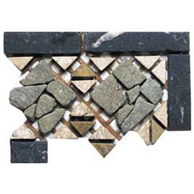 Alfagres Alfagres Tumbled Marble Fragmento Series Fragmento Vroyal Negro Perlato Bronce Fr76