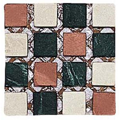 Alfagres Alfagres Tumbled Marble Mesh Inserts Mesh Rojo Bot Vselva Pc102