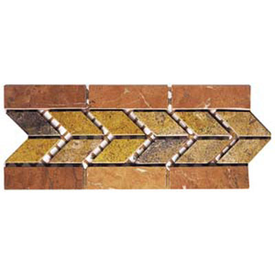 Alfagres Alfagres Tumbled Marble Troya Series Troya Rojo Dorado Th306