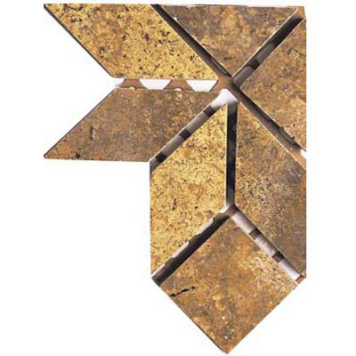 Alfagres Alfagres Tumbled Marble Troya Series Troya Rojo Dorado Th3071