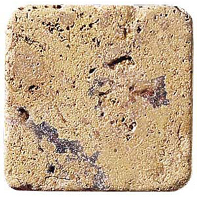 Alfagres Alfagres Tumbled Marble 4 X 4 Tocetos Dorado Tile  &  Stone