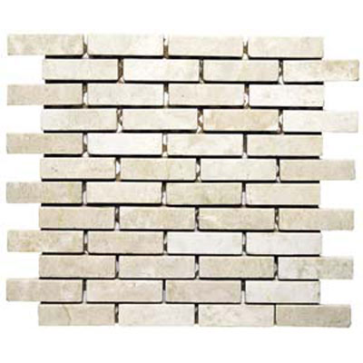 Alfagres Alfagres Tumbled Marble Brick Patterns 1 X 2 Brick Boticino Pc661