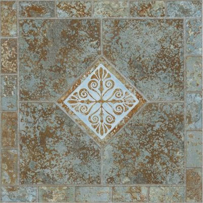Armstrong Armstrong Afton - Dry Back Slate Mosaic Verde Vinyl Flooring