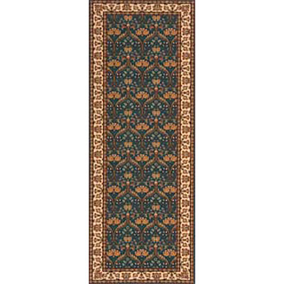 Momeni, Inc. Momeni, Inc. Persian Garden 2 X 8 Runner Teal Blue Area Rugs