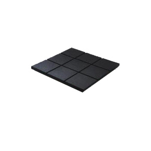 RB Rubber Products Rb Rubber Products Ballistic Tiles Black Rubber
