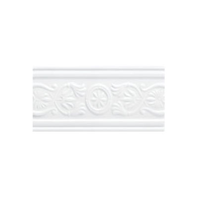 Mohawk Mohawk Artistic Collection - Accent Statements - Ceramic Star White Castlemere Accent Strip Tile  &  Stone