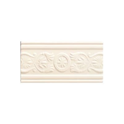 Mohawk Mohawk Artistic Collection - Accent Statements - Ceramic Ivory Lace Castlemere Accent Strip Tile  &  Stone