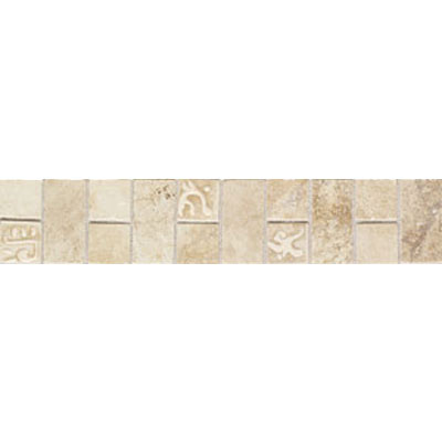 Mohawk Mohawk Artistic Collection - Accent Statements - Ceramic Avorio Grigio Monticino Decorative Border Tile  &  Stone