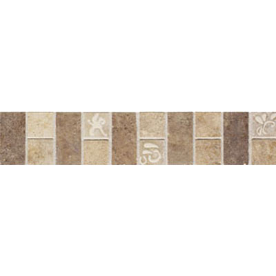 Mohawk Mohawk Artistic Collection - Accent Statements - Ceramic Beige Noce Monticino Decorative Border Tile  &  Stone