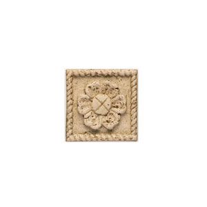 Mohawk Mohawk Artistic Collection - Accent Statements - Travertine Resin Travertine Flower Insert Tile  &  Stone