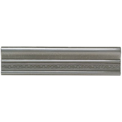 Mohawk Mohawk Artistic Collection - Accent Statements - Metals Vintage Pewter Laurel Chair Rail Tile  &  Stone