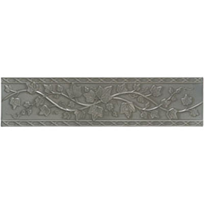 Mohawk Mohawk Artistic Collection - Accent Statements - Metals Vintage Pewter English Ivy Accent Strip Tile  &  Stone