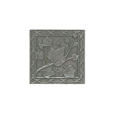 Mohawk Mohawk Artistic Collection - Accent Statements - Metals Vintage Pewter English Ivory Decorative Insert Tile  &  Stone