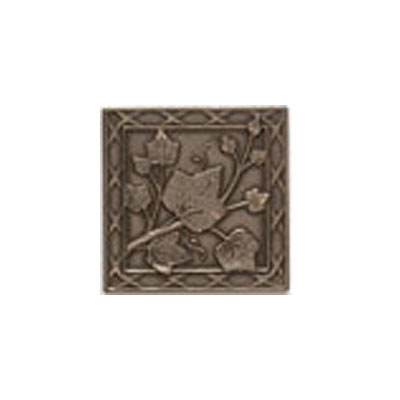 Mohawk Mohawk Artistic Collection - Accent Statements - Metals Vintage Bronze English Ivy Decorative Insert Tile  &  Stone